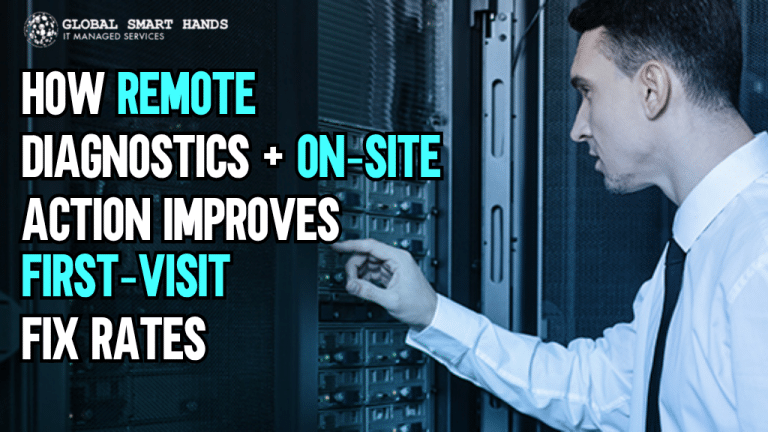 Remote Diagnostics with On-Site Support